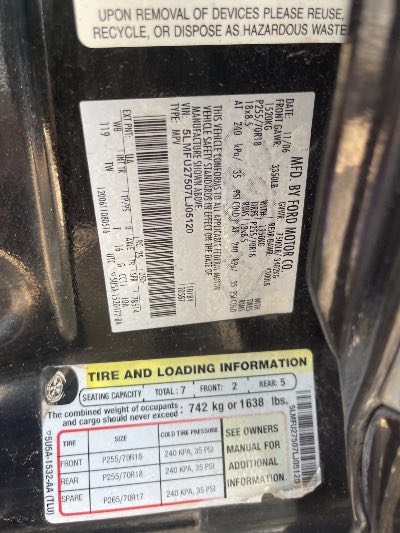 2007 Lincoln Navigator Location - Large Trucks & Vans - Row 28 - Stock # H52311