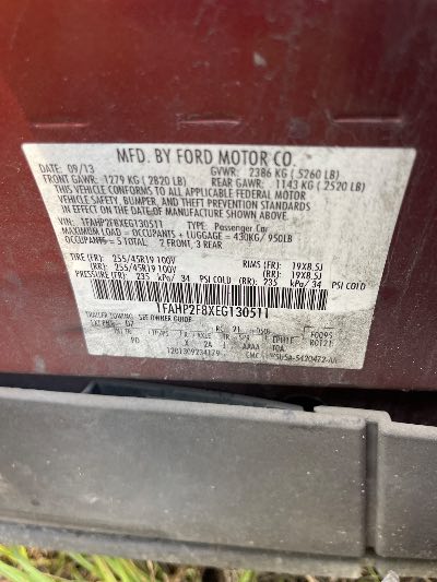 2014 Ford Taurus Location - Ford - Row 26 - Stock # H52318