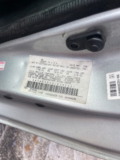 2001 Mitsubishi Eclipse Location - Imports - Row 28 - Stock # H52288