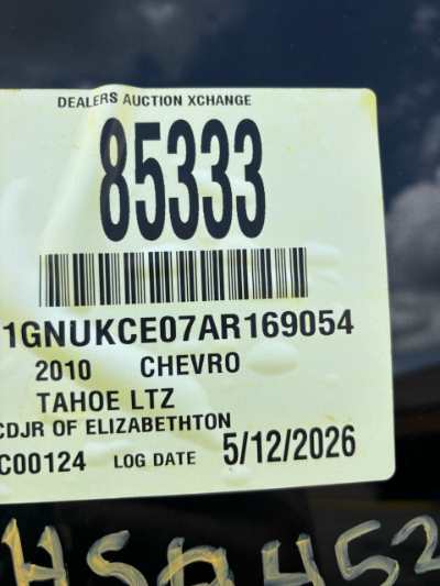 2010 Chevrolet Tahoe Location - Large Trucks & Vans - Row 34 - Stock # H52453