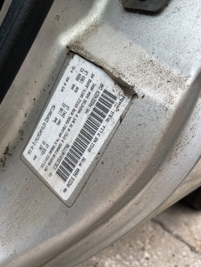 2001 Chrysler Sebring Location - Chrysler - Row 43 - Stock # H52512