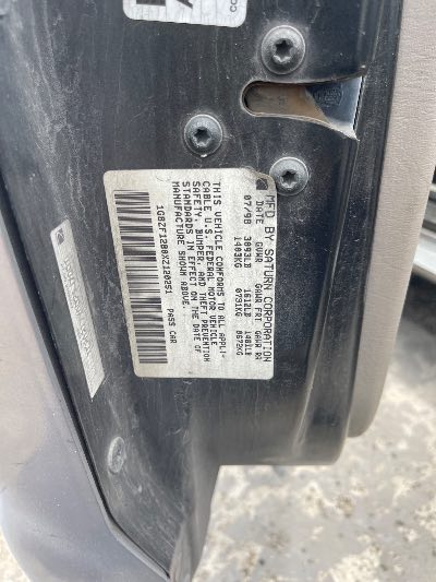 1999 Saturn SC 2dr Location - GM - Row 38 - Stock # H52528