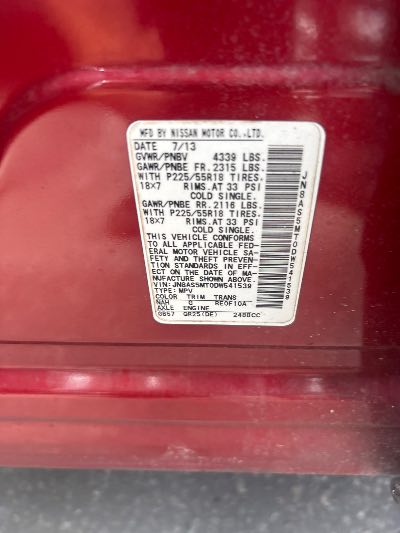 2013 Nissan Rogue Location - Imports - Row 9 - Stock # H52659