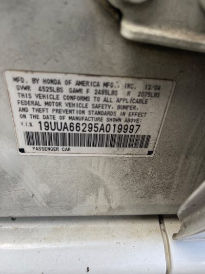 2005 Acura TL Location - Imports - Row 3 - Stock # H52717