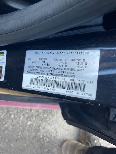 2012 Mazda Mazda3 Location - Imports - Row 15 - Stock # H52759