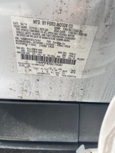2014 Ford Taurus Location - Ford - Row 32 - Stock # H52647