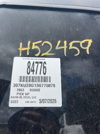2003 Dodge Pick up Location - Imports - Row 999 - Stock # H52459