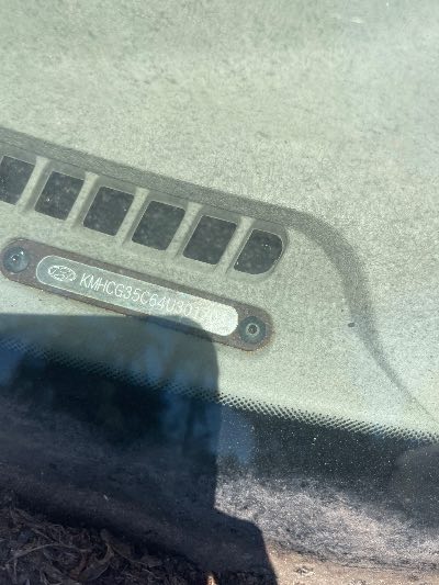 2004 Hyundai Accent Location - Imports - Row 19 - Stock # H52922