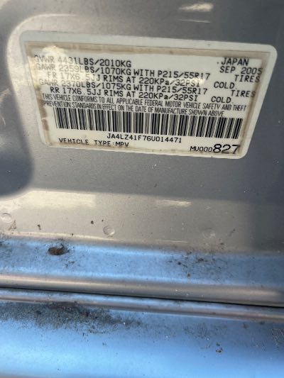 2006 Mitsubishi Outlander Location - Imports - Row 25 - Stock # H52934