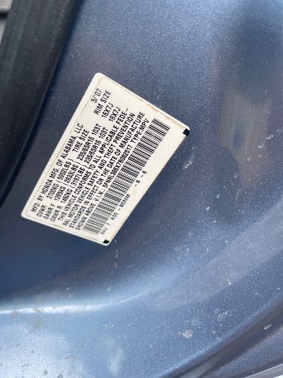 2007 Honda Odyssey Location - Imports - Row 12 - Stock # H52756
