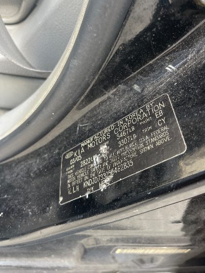 2005 Kia Sorento Location - Imports - Row 19 - Stock # H52896