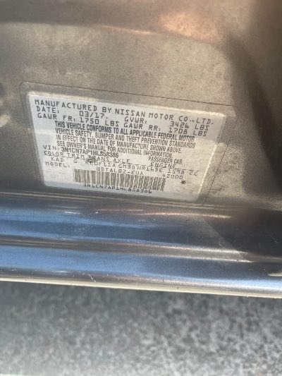 2017 Nissan Versa Sedan Location - Imports - Row 23 - Stock # H53002