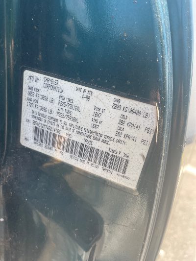1998 Dodge Ram 1500 Location - Large Trucks & Vans - Row 16 - Stock # H53030
