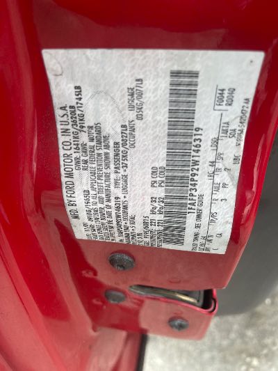 2002 Ford Focus Location - Ford - Row 35 - Stock # H53047