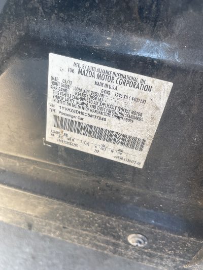 2012 Mazda Mazda6 Location - Imports - Row 24 - Stock # H53055