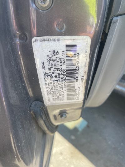 1998 Toyota Camry Location - Imports - Row 28 - Stock # H53070