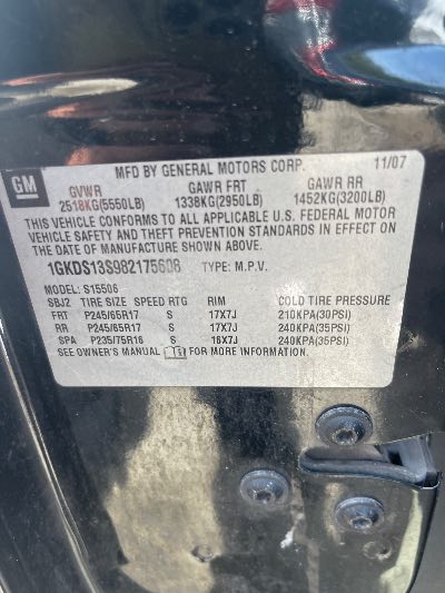 2008 GMC Envoy Location - GM - Row 29 - Stock # H53106
