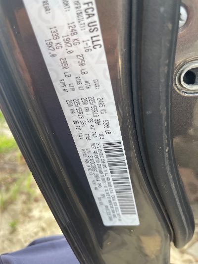 2016 Dodge Journey Location - Chrysler - Row 40 - Stock # H52634