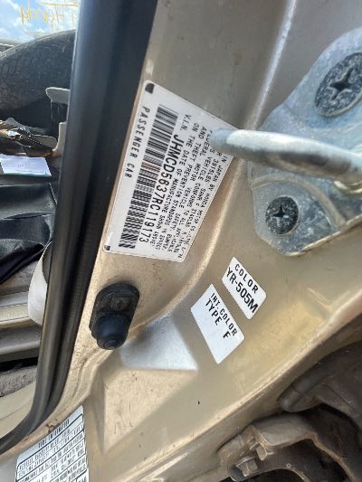1994 Honda Accord Location - Imports - Row 42 - Stock # H53216