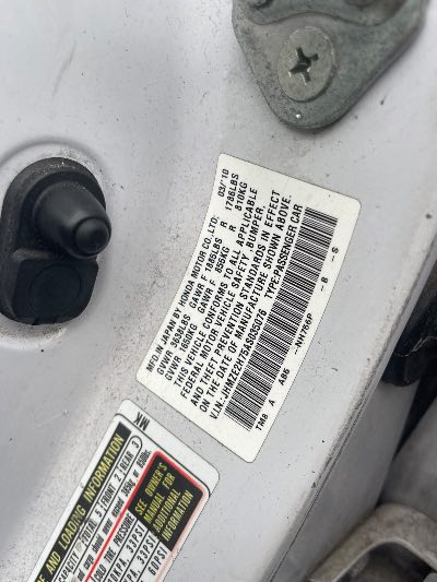2010 Honda Insight Location - Imports - Row 46 - Stock # H53200