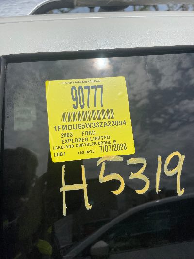 2003 Ford Explorer Location - Ford - Row 37 - Stock # H53191