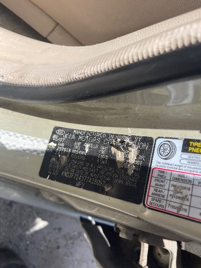 2007 Kia Sportage Location - Imports - Row 46 - Stock # H53258