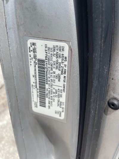 1996 Ford Econoline Location - Large Trucks & Vans - Row 24 - Stock # H53267