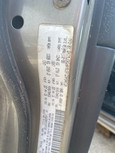2000 Jeep Grand Cherokee Location - Chrysler - Row 39 - Stock # H53249