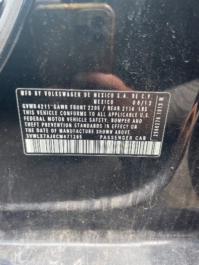 2012 Volkswagen Jetta Sedan Location - Imports - Row 3 - Stock # H53354