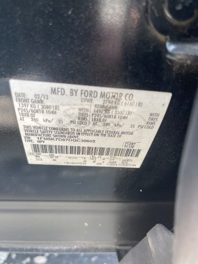 2013 Ford Explorer Location - Ford - Row 25 - Stock # H53379