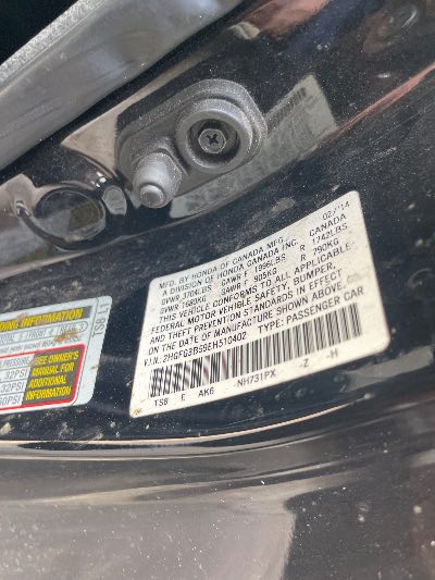 2014 Honda Civic Coupe Location - Imports - Row 5 - Stock # H53413