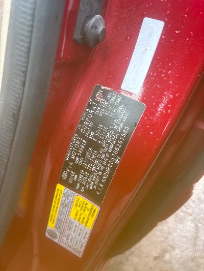 2008 Kia Sedona Location - Imports - Row 7 - Stock # H53418