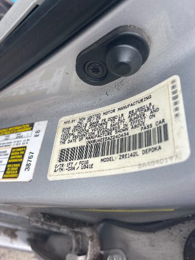 2010 Toyota Corolla Location - Imports - Row 7 - Stock # H53449