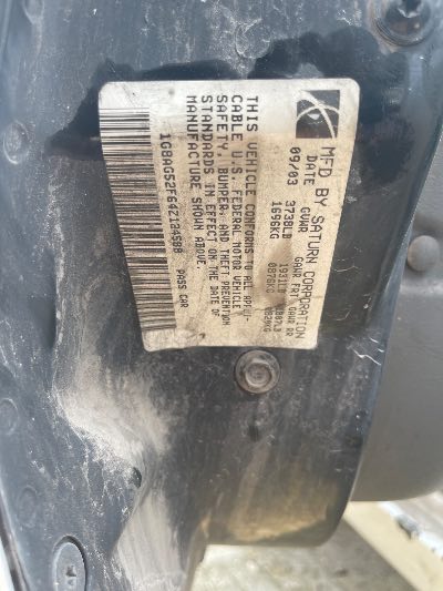 2004 Saturn Ion Location - GM - Row 33 - Stock # H53435