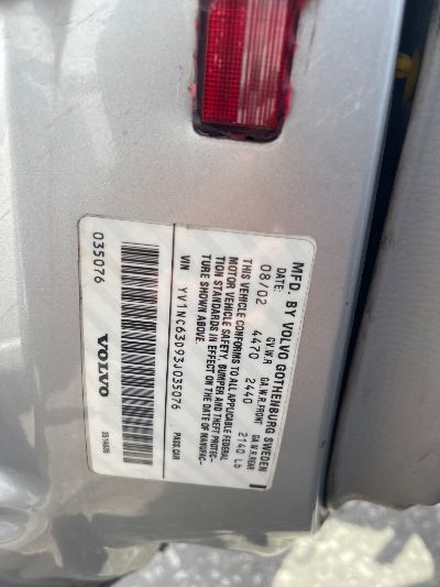 2003 Volvo C70 Location - Imports - Row 7 - Stock # H53427