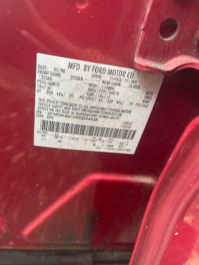 2008 Ford Edge Location - Ford - Row 27 - Stock # H53517