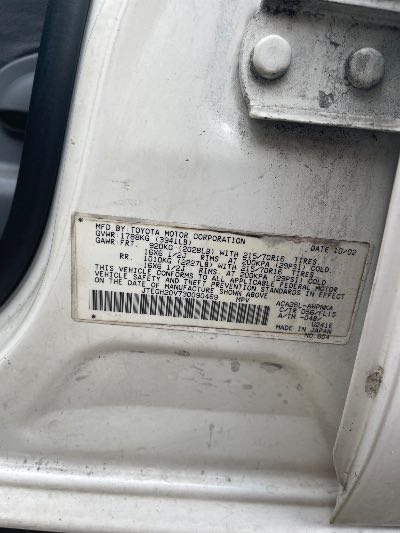 2003 Toyota RAV4 Location - Imports - Row 11 - Stock # H53564