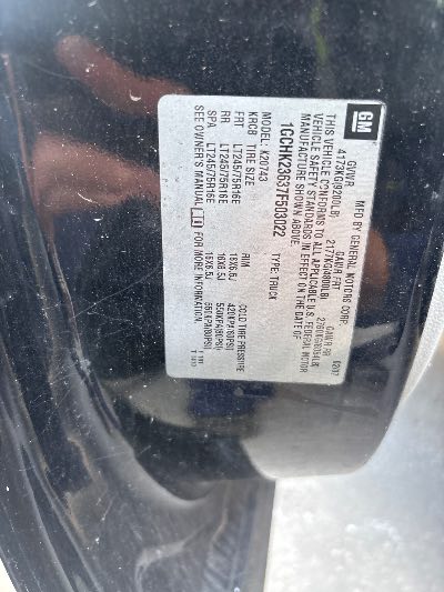 2007 Chevrolet Silverado 2500HD Location - Large Trucks & Vans - Row 27 - Stock # H53677
