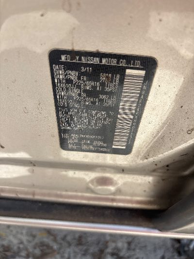 2011 Nissan Quest Location - Imports - Row 17 - Stock # H53726