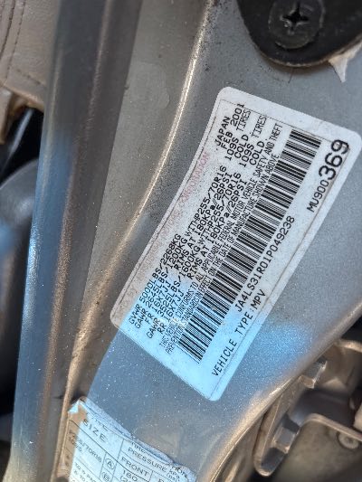 2001 Mitsubishi Montero Sport Location - Imports - Row 18 - Stock # H53740