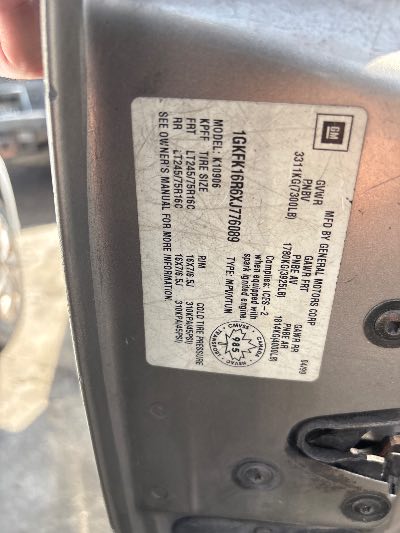 1999 GMC Suburban 1500 Location - Large Trucks & Vans - Row 28 - Stock # H53833