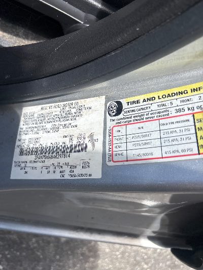 2010 Ford Fusion Location - Ford - Row 31 - Stock # H53852