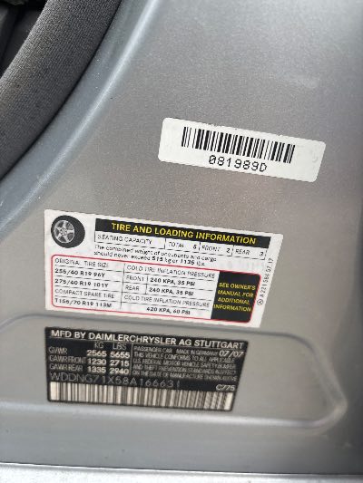 2008 Mercedes-Benz S 550 Location - Imports - Row 999 - Stock # H53858