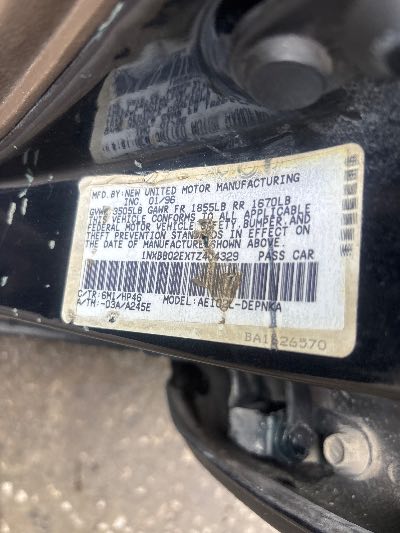 1996 Toyota Corolla Location - Imports - Row 25 - Stock # H53797