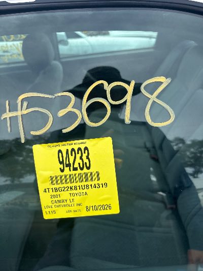 2001 Toyota Camry Location - Imports - Row 25 - Stock # H53698