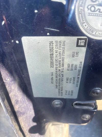 2008 Pontiac G6 Location - GM - Row 40 - Stock # H53975
