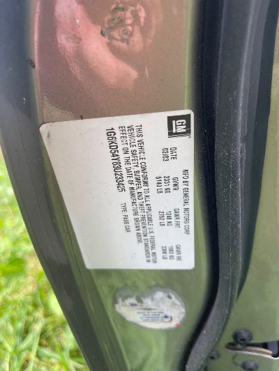 2003 Cadillac DeVille Location - GM - Row 26 - Stock # H53984