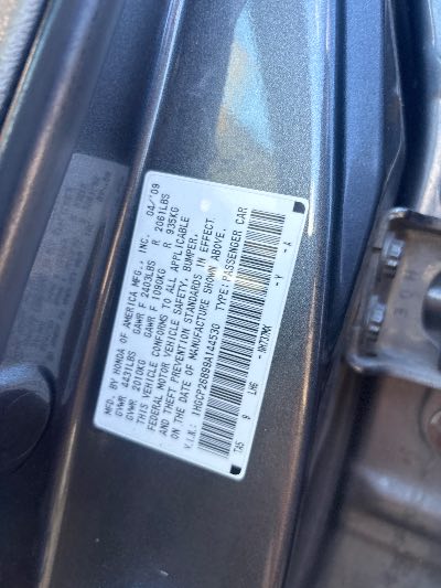 2009 Honda Accord Location - Imports - Row 42 - Stock # H53994