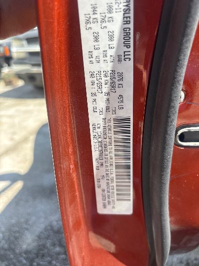 2012 Jeep Compass Location - Chrysler - Row 39 - Stock # H54141