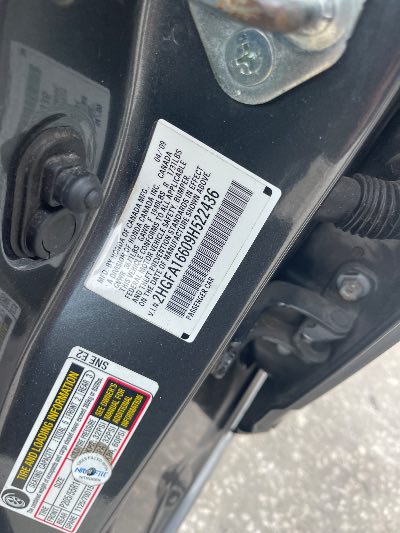 2009 Honda Civic Location - Imports - Row 4 - Stock # H54084